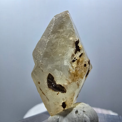 Seltene Calcit X Kristall Spitze, gelb Erongo, Namibia 26*17*11mm #13103
