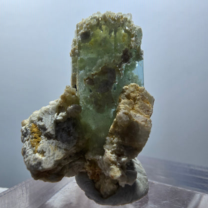 Seltene Aquamarin, Hyalit Opal, Orthoklas Stufe Erongo, Namibia 26*20*19mm #13105