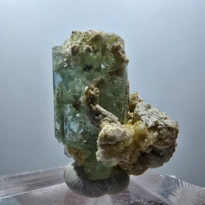 Seltene Aquamarin, Hyalit Opal, Orthoklas Stufe Erongo, Namibia 26*20*19mm #13105