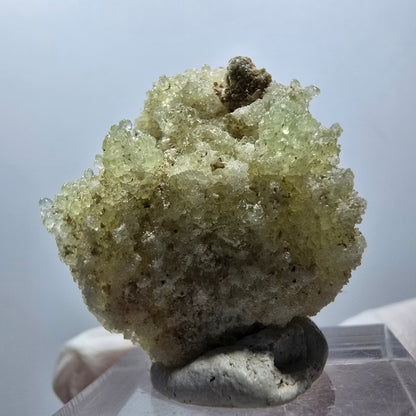 Seltene Hyalit Opal, Schörl Turmalin Stufe Erongo, Namibia 30*26*23mm #13108