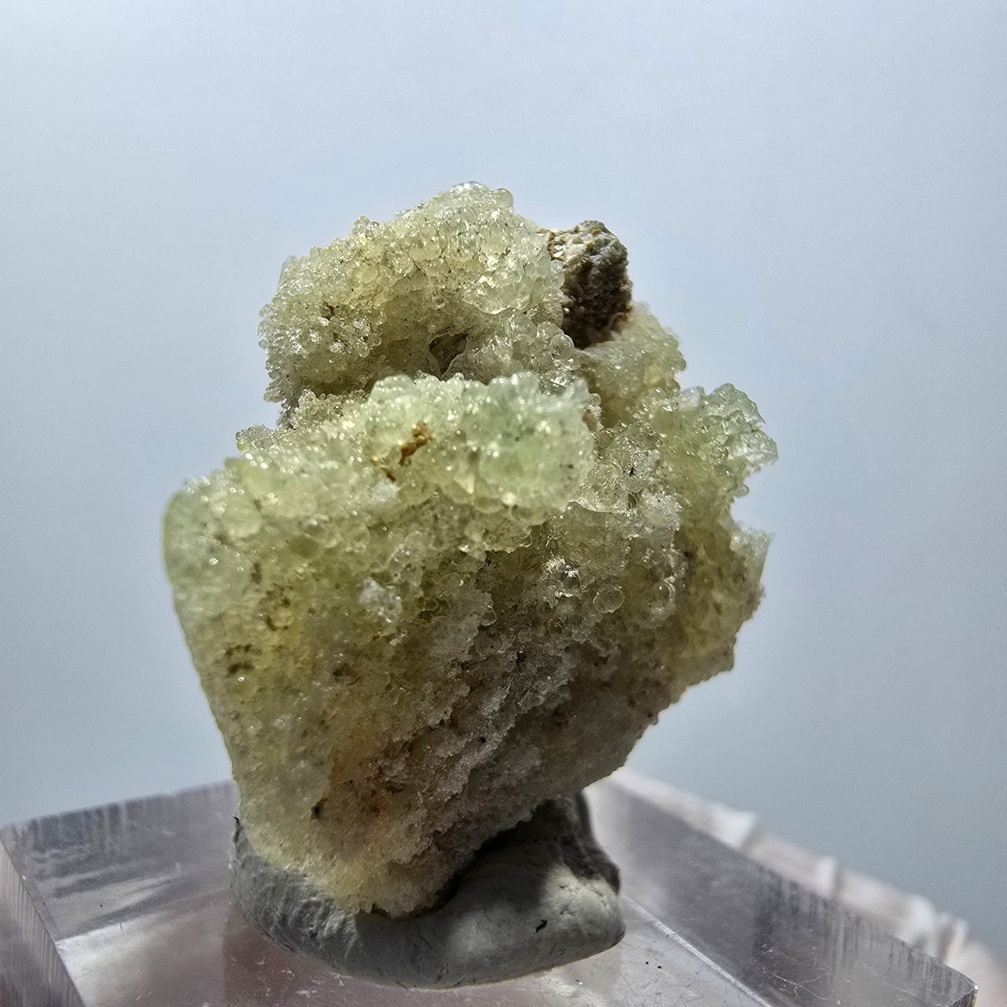 Seltene Hyalit Opal, Schörl Turmalin Stufe Erongo, Namibia 30*26*23mm #13108
