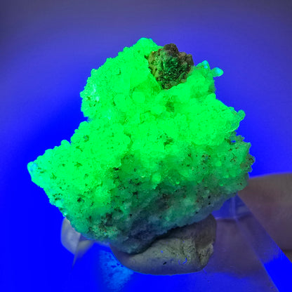 Seltene Hyalit Opal, Schörl Turmalin Stufe Erongo, Namibia 30*26*23mm #13108