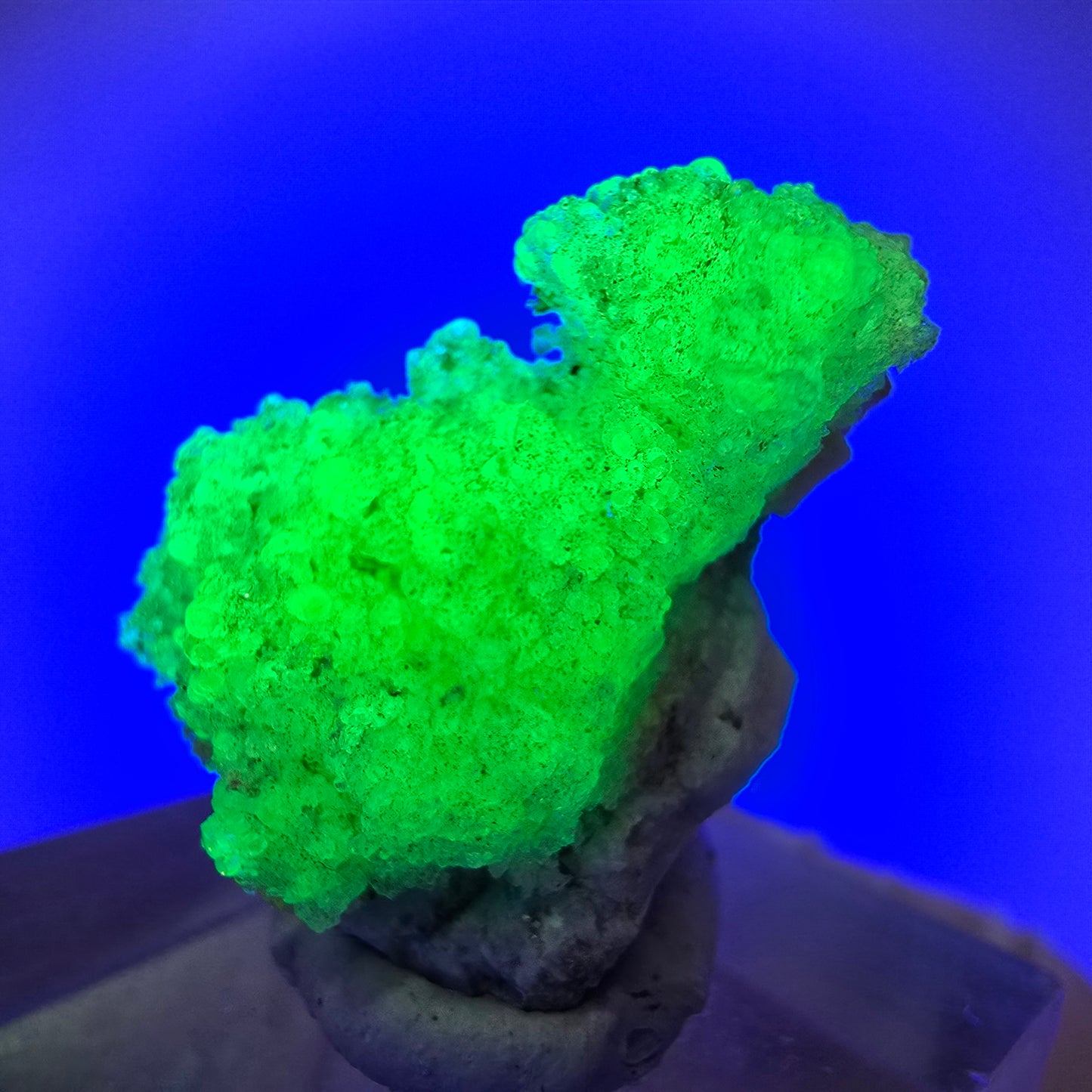 Seltene Hyalit Opal, Orthoklas Stufe Erongo, Namibia 26*20*16mm #13111