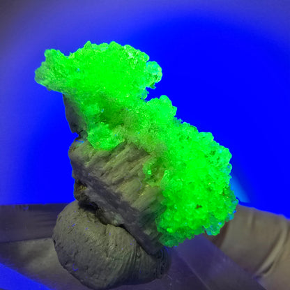 Seltene Hyalit Opal, Orthoklas Stufe Erongo, Namibia 26*20*16mm #13111