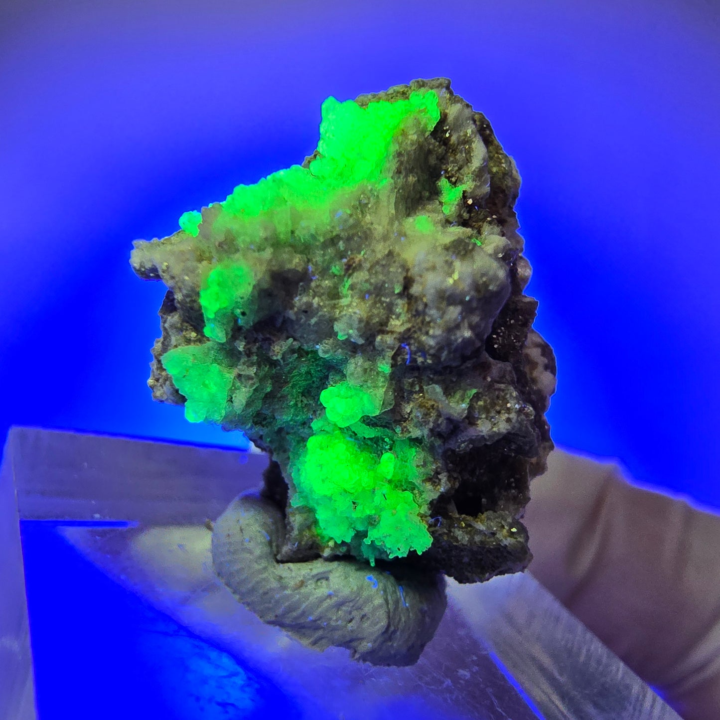 Seltene Hyalit Opal Stufe Erongo, Namibia 24*20*16mm #13114