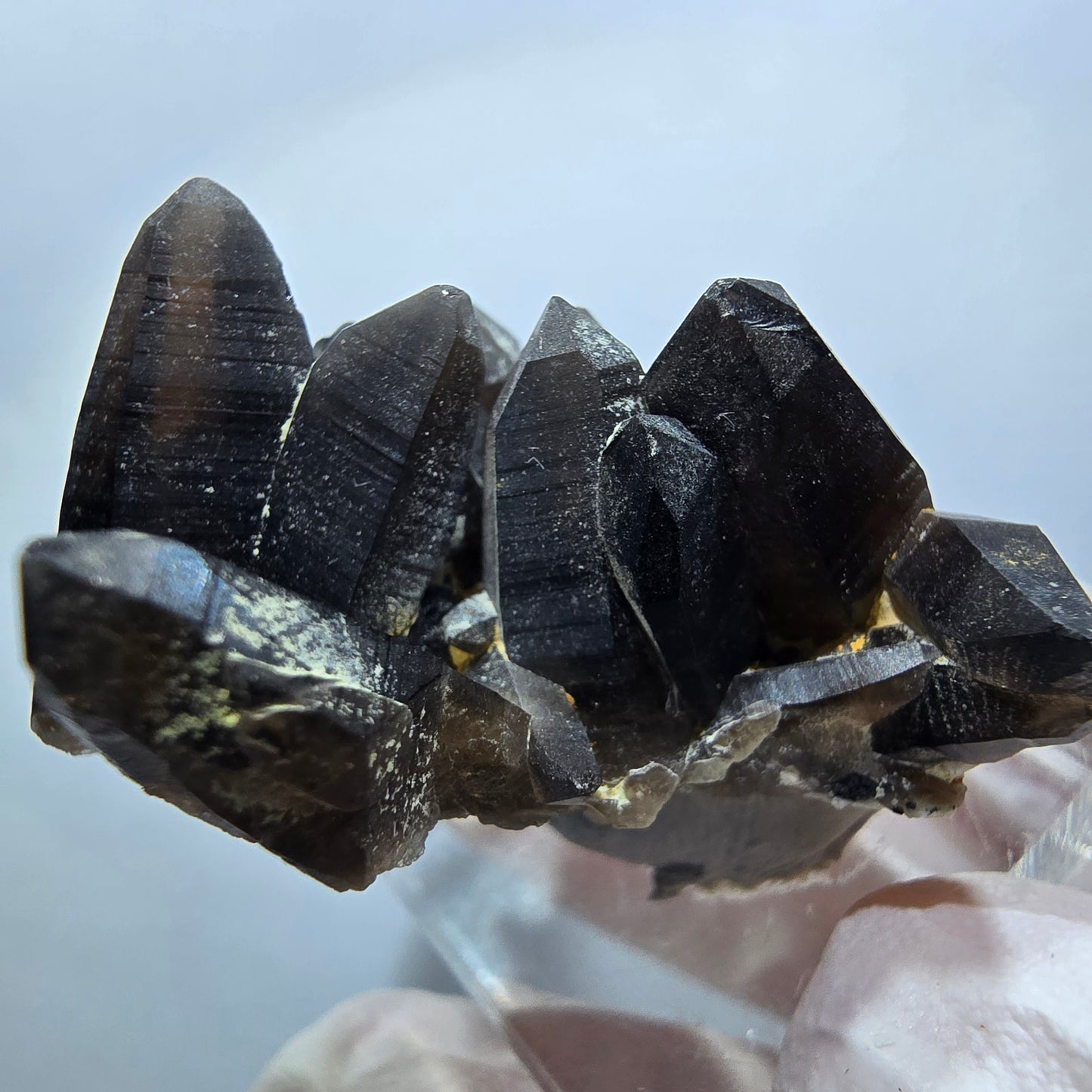 Seltene Rauchquarz, Schörl Turmalin, Orthoklas Stufe Erongo, Namibia 39*30*21mm #13127