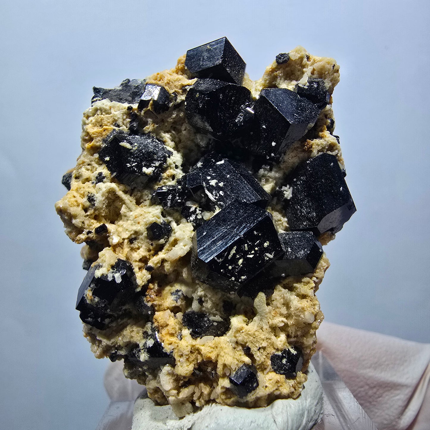 Symmetrische Schörl Turmalin, Orthoklas Stufe Erongo, Namibia 42*35*20mm #13128
