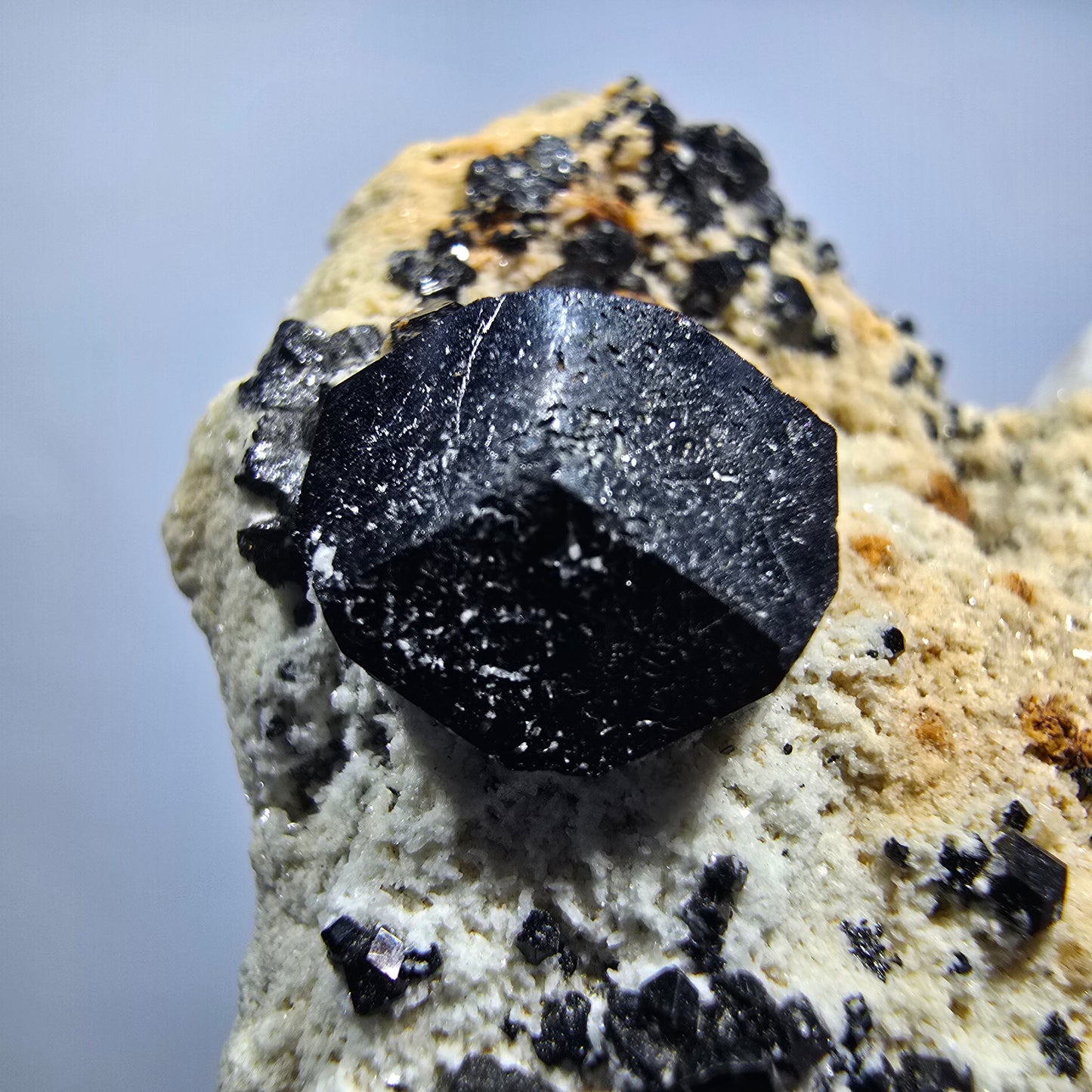 Seltene Schörl Turmalin, Orthoklas Stufe Erongo, Namibia 42*42*21mm #13137