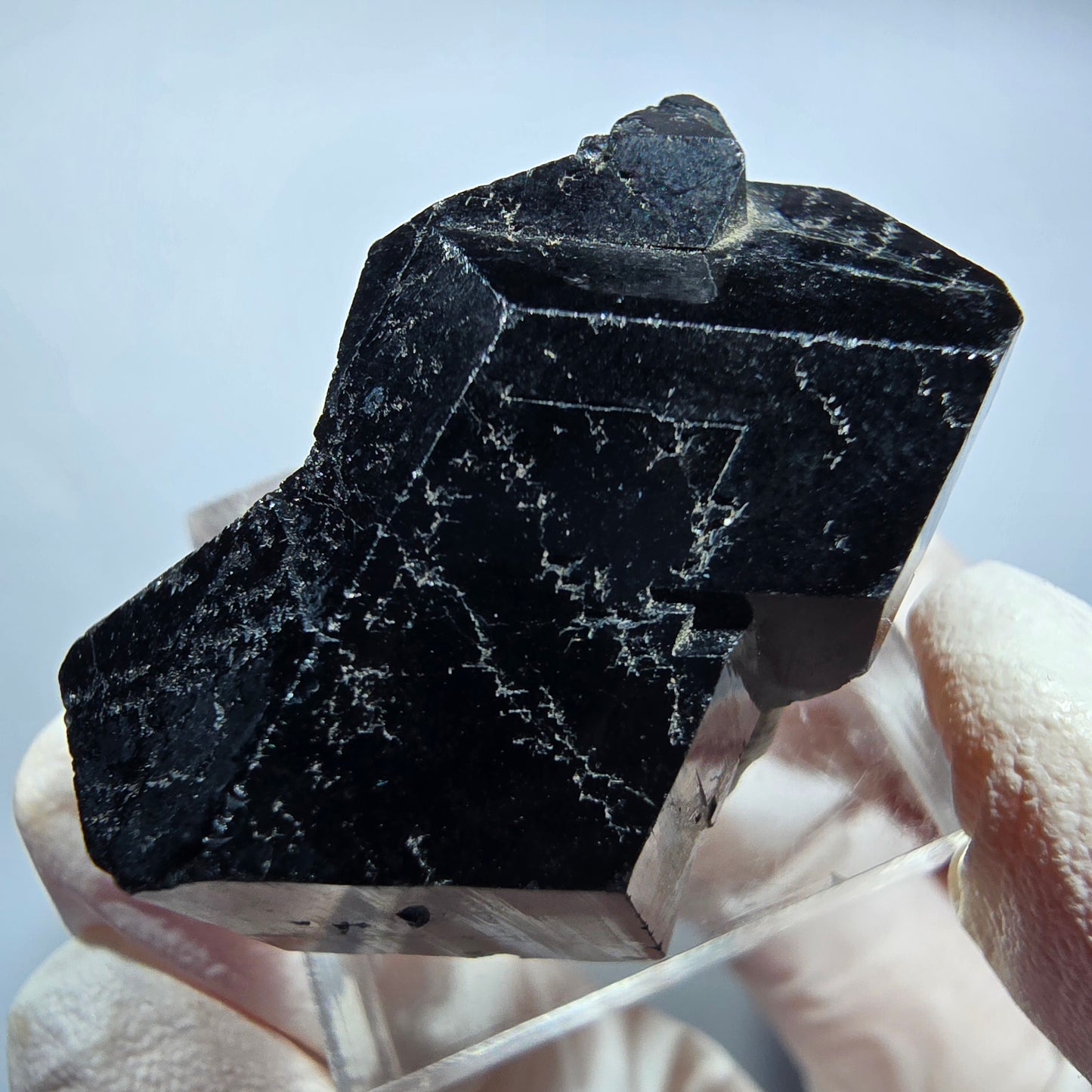 Symmetrische Schörl Turmalin Stufe Erongo, Namibia 37*25*16mm #13143
