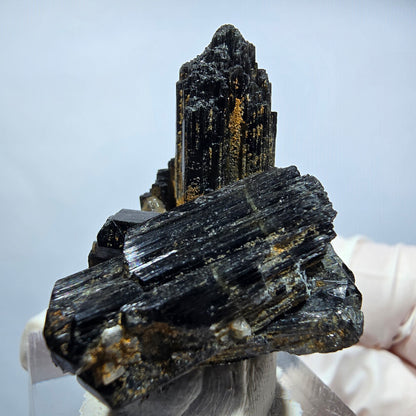 Seltene Schörl Turmalin, Goshenit (Beryl) Stufe Erongo, Namibia 34*31*22mm #13149
