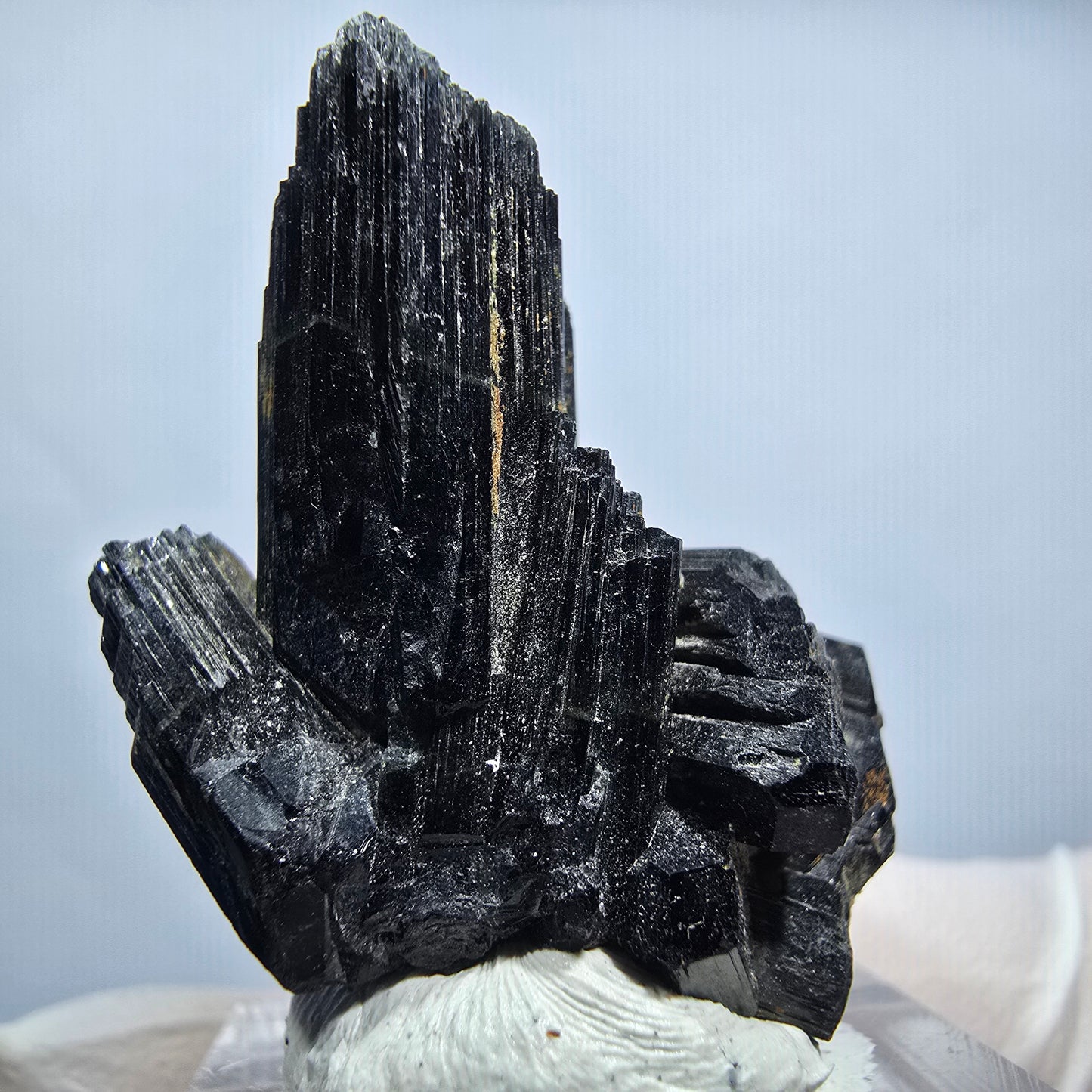 Seltene Schörl Turmalin, Goshenit (Beryl) Stufe Erongo, Namibia 34*31*22mm #13149