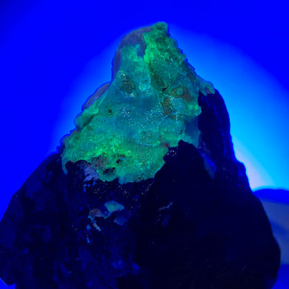 Symmetrische Schörl Turmalin, Hyalit Opal, Orthoklas Stufe Erongo, Namibia 35*29*20mm #13151
