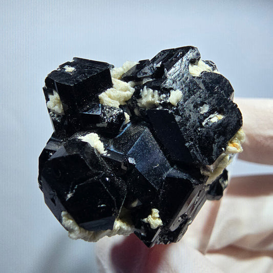 Symmetrische Schörl Turmalin, Orthoklas Stufe Erongo, Namibia 33*33*26mm #13156