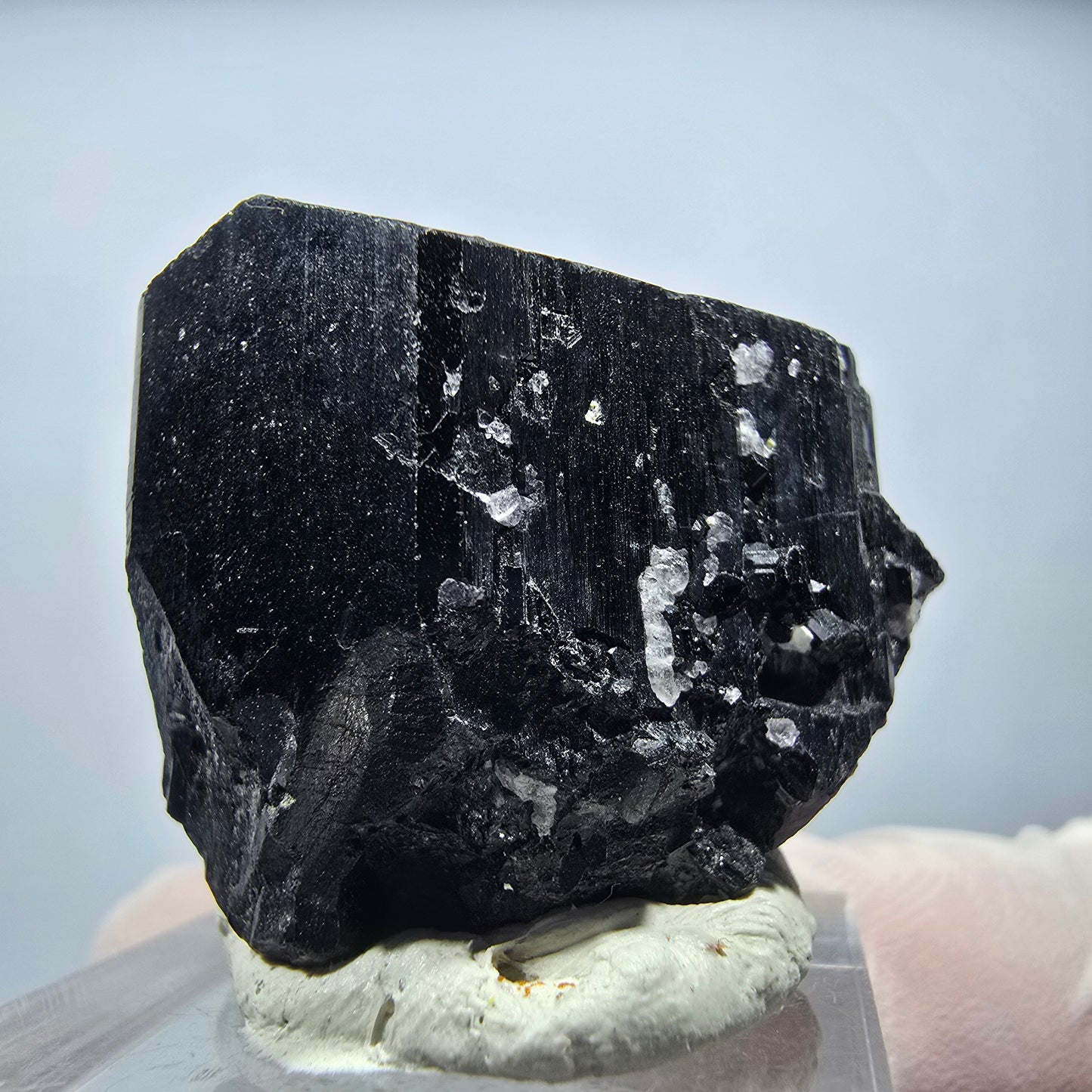 Symmetrische Schörl Turmalin Stufe Erongo, Namibia 31*29*25mm #13163