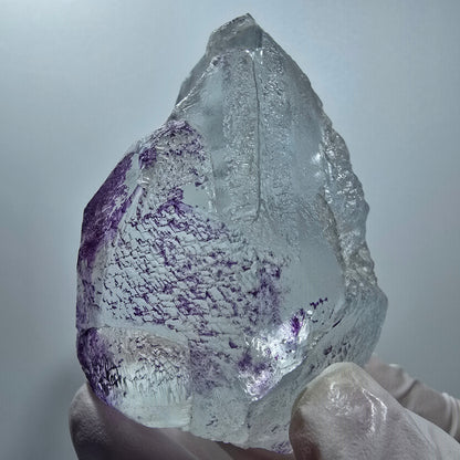 Sehr klare Fluorit, Hyalit Opal, Schörl Turmalin Stufe Erongo Namibia 66*47*38mm #13173