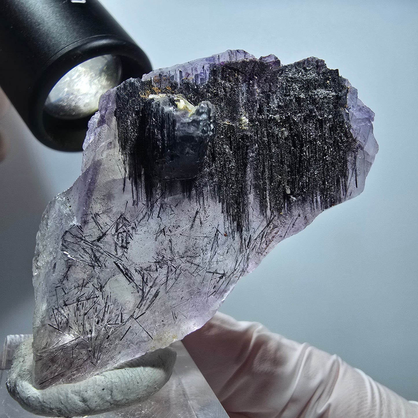 Seltene Fluorit, Schörl Turmalin Stufe Erongo, Namibia 62*36*17mm #13174