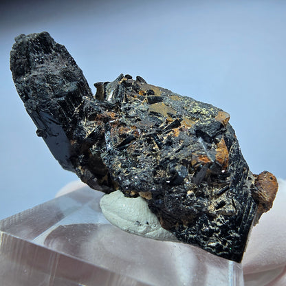 Seltene Schörl Turmalin, Orthoklas Stufe Erongo, Namibia 39*33*24mm #13203