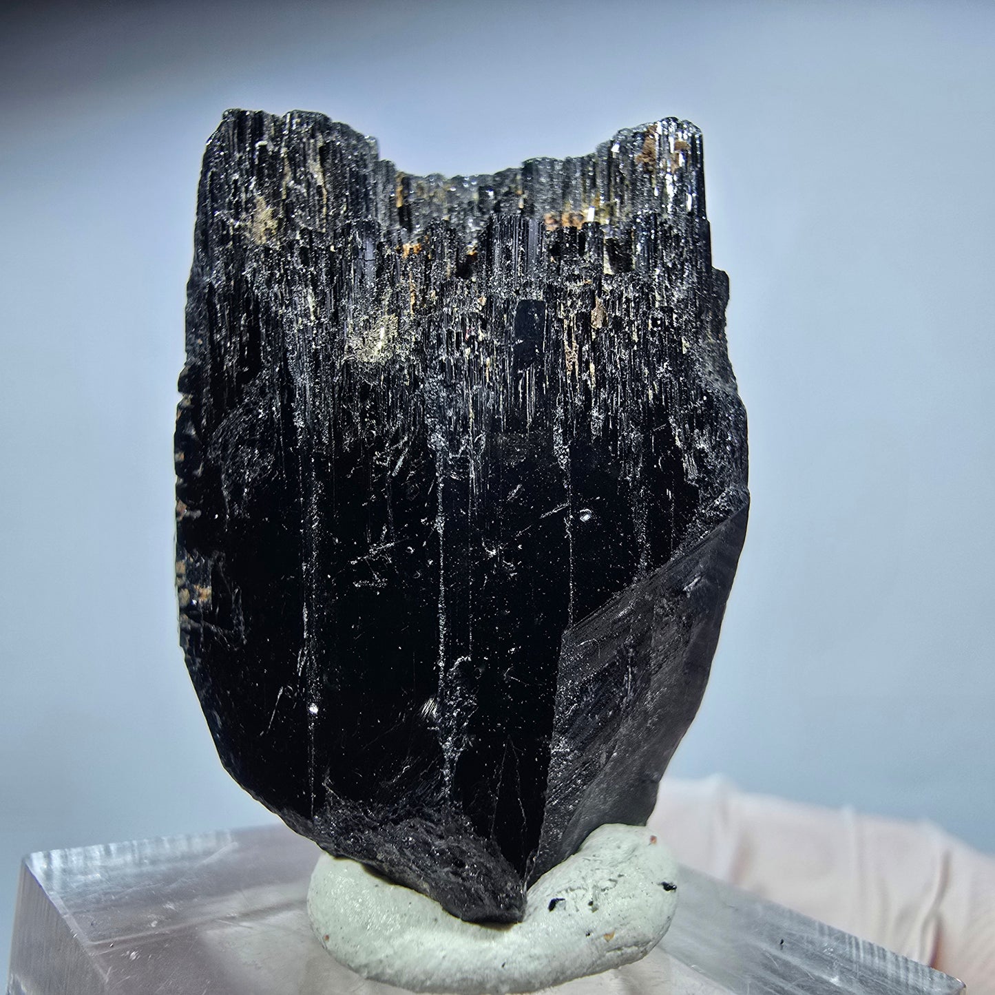 Seltene Schörl Turmalin Stufe, schwarz Erongo, Namibia 36*25*21mm #13204