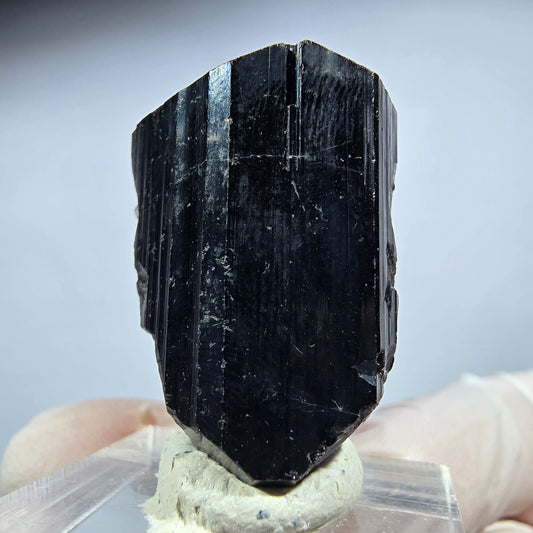 Seltene Schörl Turmalin, Rauchquarz Stufe Erongo, Namibia 31*23*20mm #13206