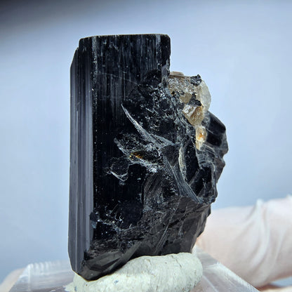 Seltene Schörl Turmalin, Rauchquarz Stufe Erongo, Namibia 31*23*20mm #13206