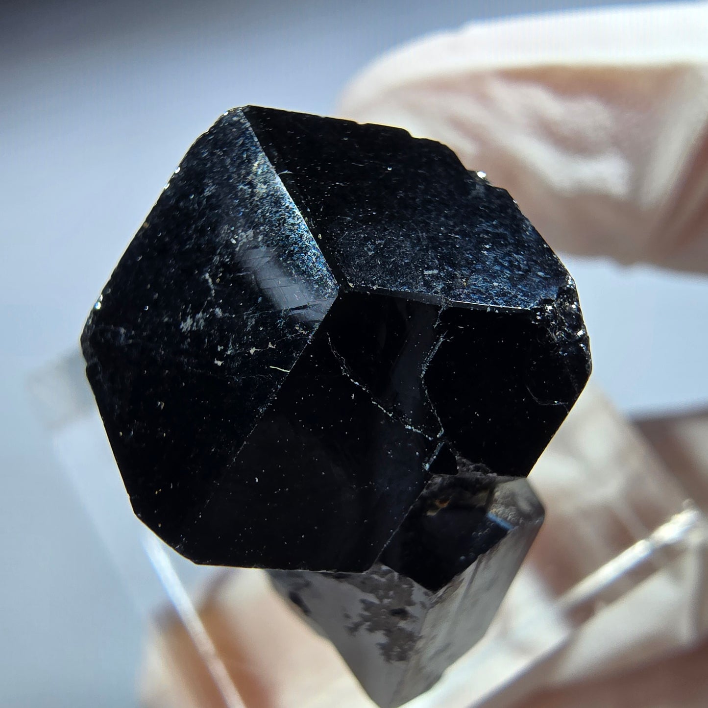 Symmetrische Schörl Turmalin Stufe Erongo, Namibia 22*22*17mm #13212