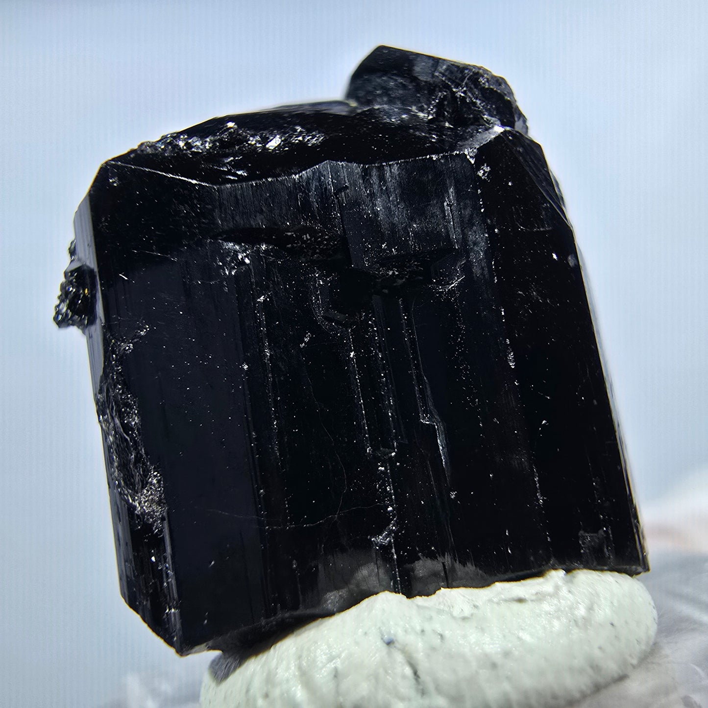 Seltene Schörl Turmalin Stufe, schwarz Erongo, Namibia 21*20*15mm #13218