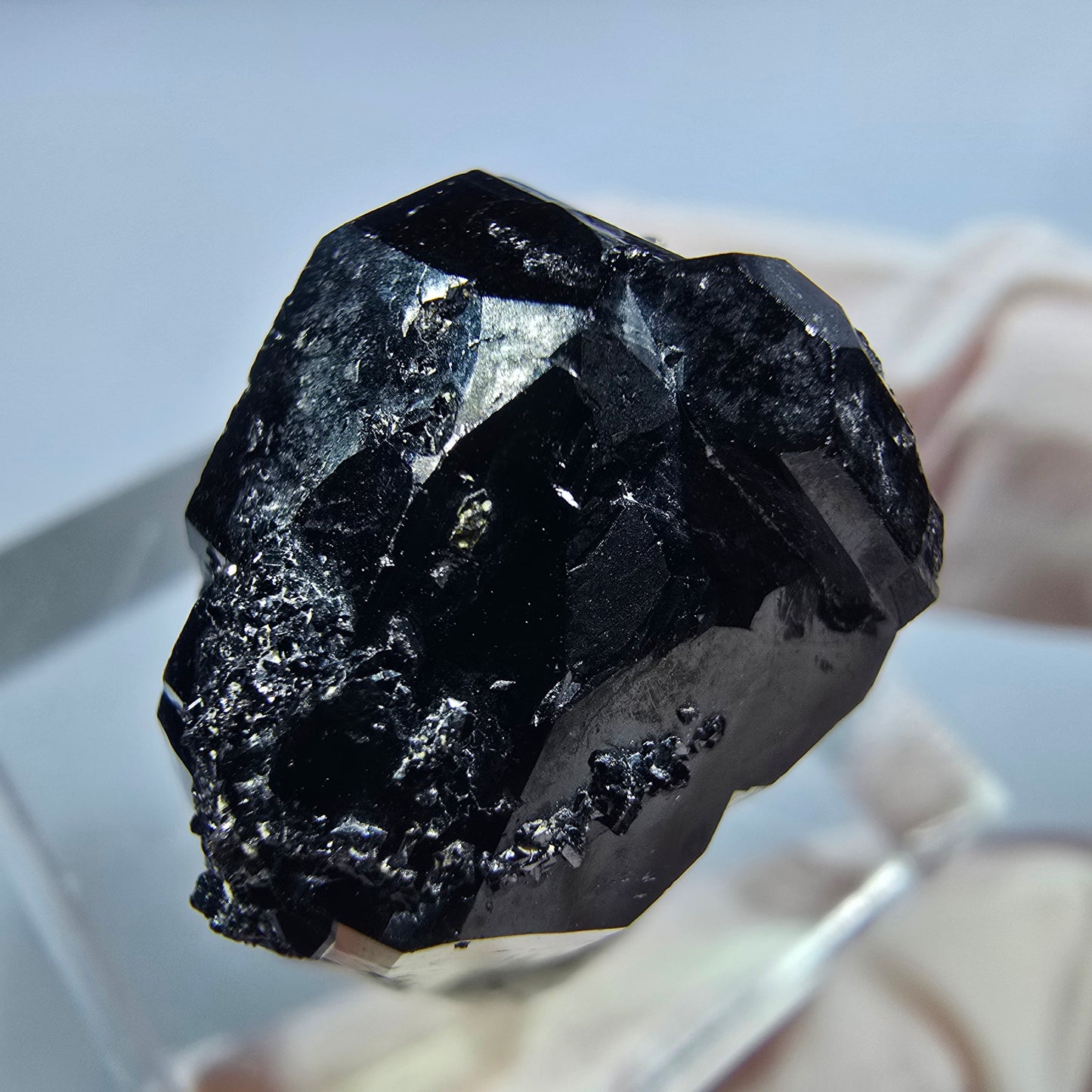 Seltene Schörl Turmalin Stufe, schwarz Erongo, Namibia 21*20*15mm #13218