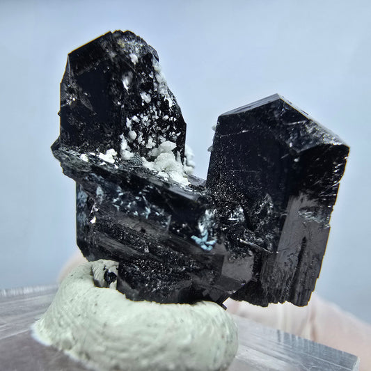 Symmetrische Schörl Turmalin Stufe Erongo, Namibia 27*20*22mm #13219