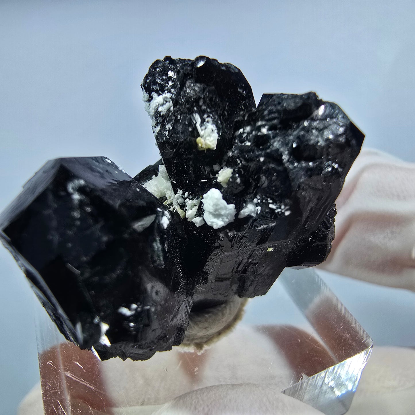 Symmetrische Schörl Turmalin Stufe Erongo, Namibia 27*20*22mm #13219