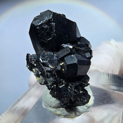 Symmetrische Schörl Turmalin Stufe Erongo, Namibia 24*18*14mm #13228