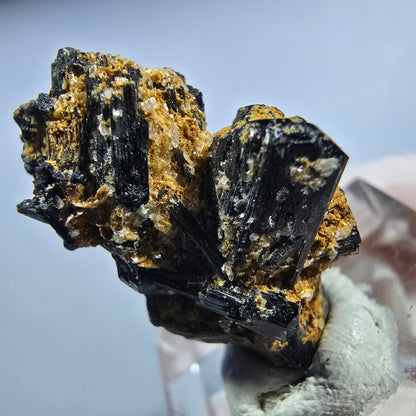 Seltene Schörl Turmalin, Muskovit Stufe Erongo, Namibia 28*18*14mm #13231