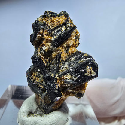 Seltene Schörl Turmalin, Muskovit Stufe Erongo, Namibia 28*18*14mm #13231