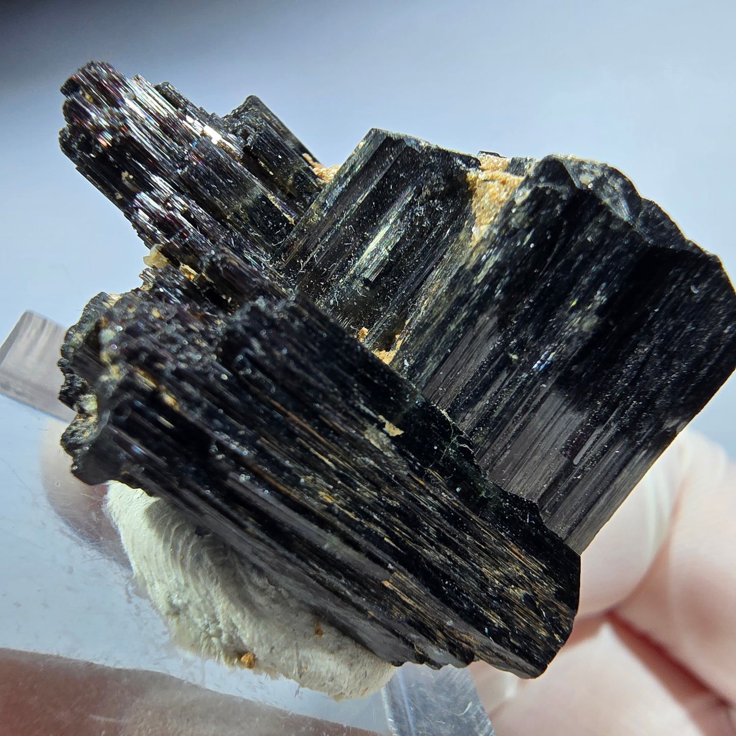 Seltene Schörl Turmalin, Muskovit Stufe Erongo, Namibia 35*27*25mm #13234