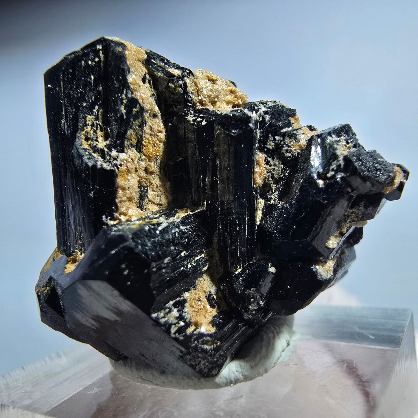 Seltene Schörl Turmalin, Muskovit Stufe Erongo, Namibia 35*27*25mm #13234