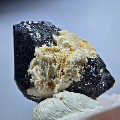 Seltene Schörl Turmalin, Orthoklas Stufe Erongo, Namibia 29*23*20mm #13235