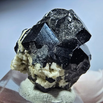 Symmetrische Schörl Turmalin, Orthoklas Stufe Erongo, Namibia 26*25*18mm #13236