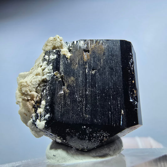 Symmetrische Schörl Turmalin, Orthoklas Stufe Erongo, Namibia 28*28*23mm #13237