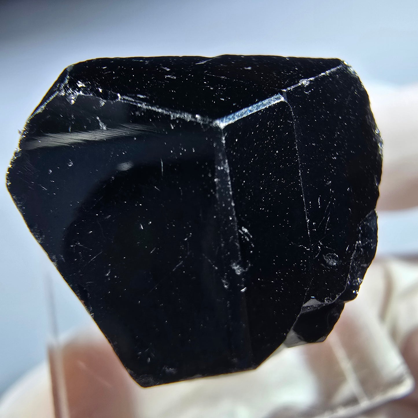 Symmetrischer Schörl Turmalin Kristall Erongo, Namibia 22*21*18mm #13239
