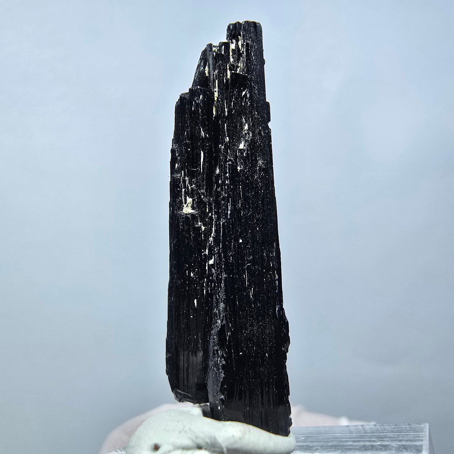 Seltene Schörl Turmalin Stufe, schwarz Erongo, Namibia 37*11*7mm #13242