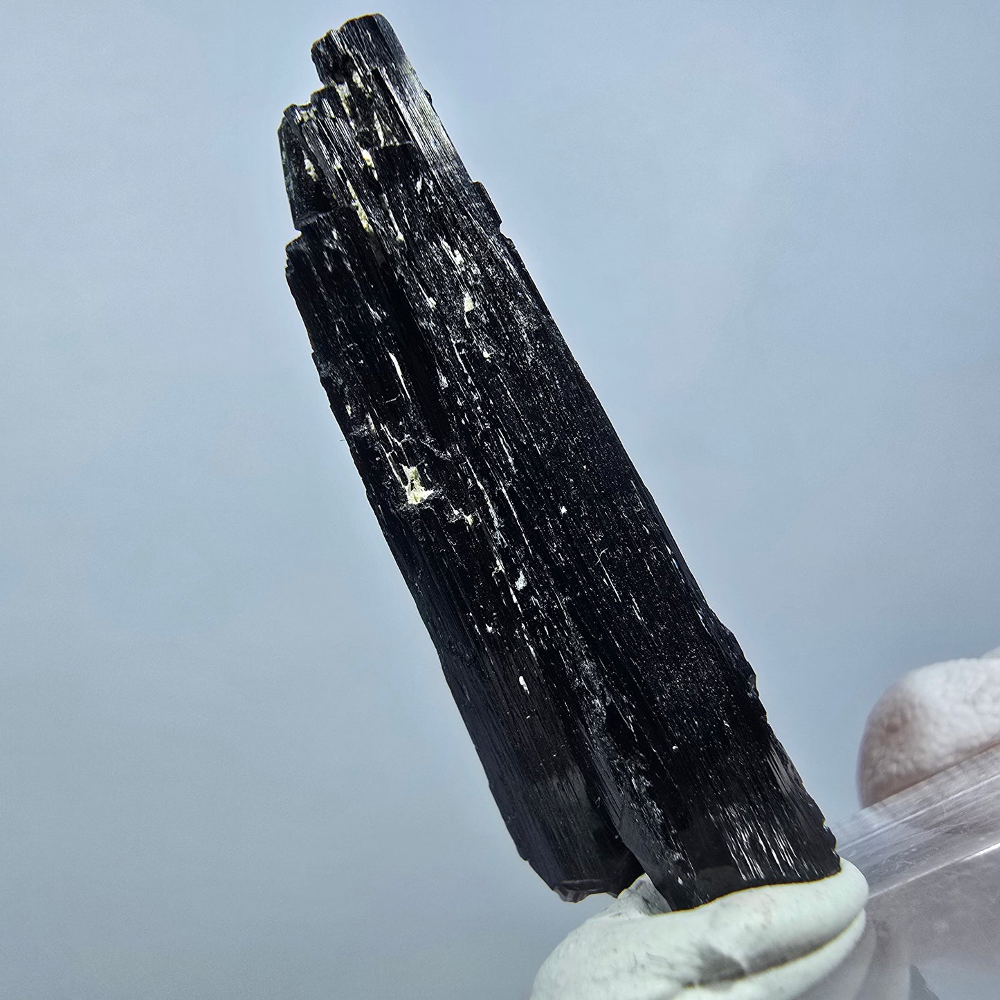 Seltene Schörl Turmalin Stufe, schwarz Erongo, Namibia 37*11*7mm #13242