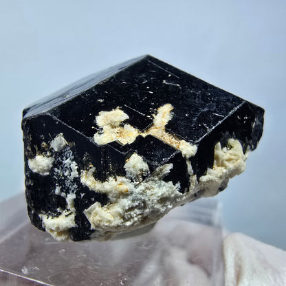 Symmetrische Schörl Turmalin, Orthoklas Stufe Erongo, Namibia 27*26*19mm #13249