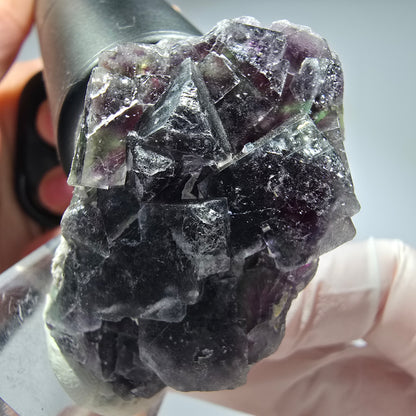 Seltene Phantom Fluorit Würfel Stufe, grün lila Okorusu, Namibia 51*32*21mm #13275