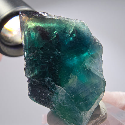 Phantom Fluorit Würfel Stufe, parkettiert Okorusu, Namibia 41*32*21mm #13278
