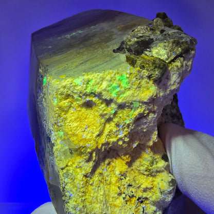 XL Phantom Rauchquarz, Schörl Turmalin, Hyalit, Muskovit Erongo, Namibia 108*64*47mm #13287
