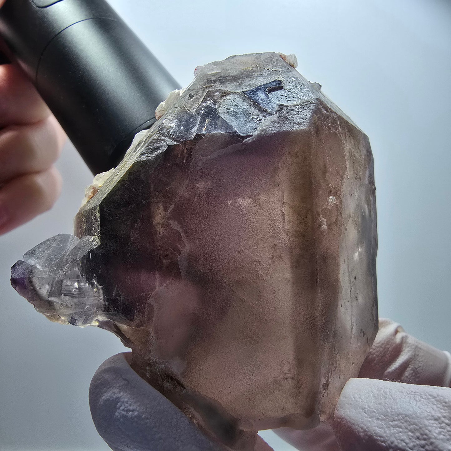 Große Phantom Amethyst Spitze Goboboseb, Namibia 72*59*57mm #13290