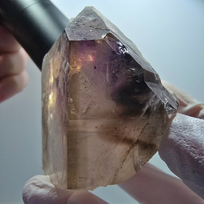 Große Phantom Amethyst Spitze Goboboseb, Namibia 72*59*57mm #13290