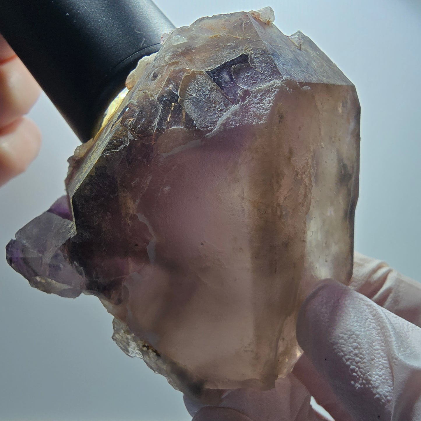 Große Phantom Amethyst Spitze Goboboseb, Namibia 72*59*57mm #13290