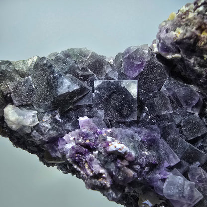 XL Phantom Fluorit Würfel Stufe, grün lila Okorusu, Namibia 137*74*51mm #13307