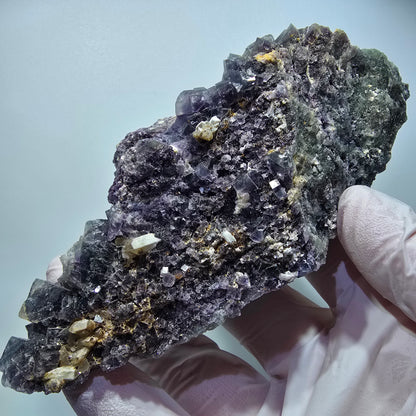XL Phantom Fluorit Würfel Stufe, grün lila Okorusu, Namibia 137*74*51mm #13307