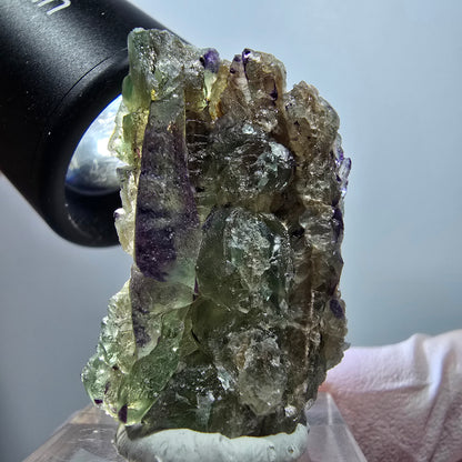Seltene Phantom Fluorit Formation, grün lila Erongo Namibia 37*25*20mm #13336